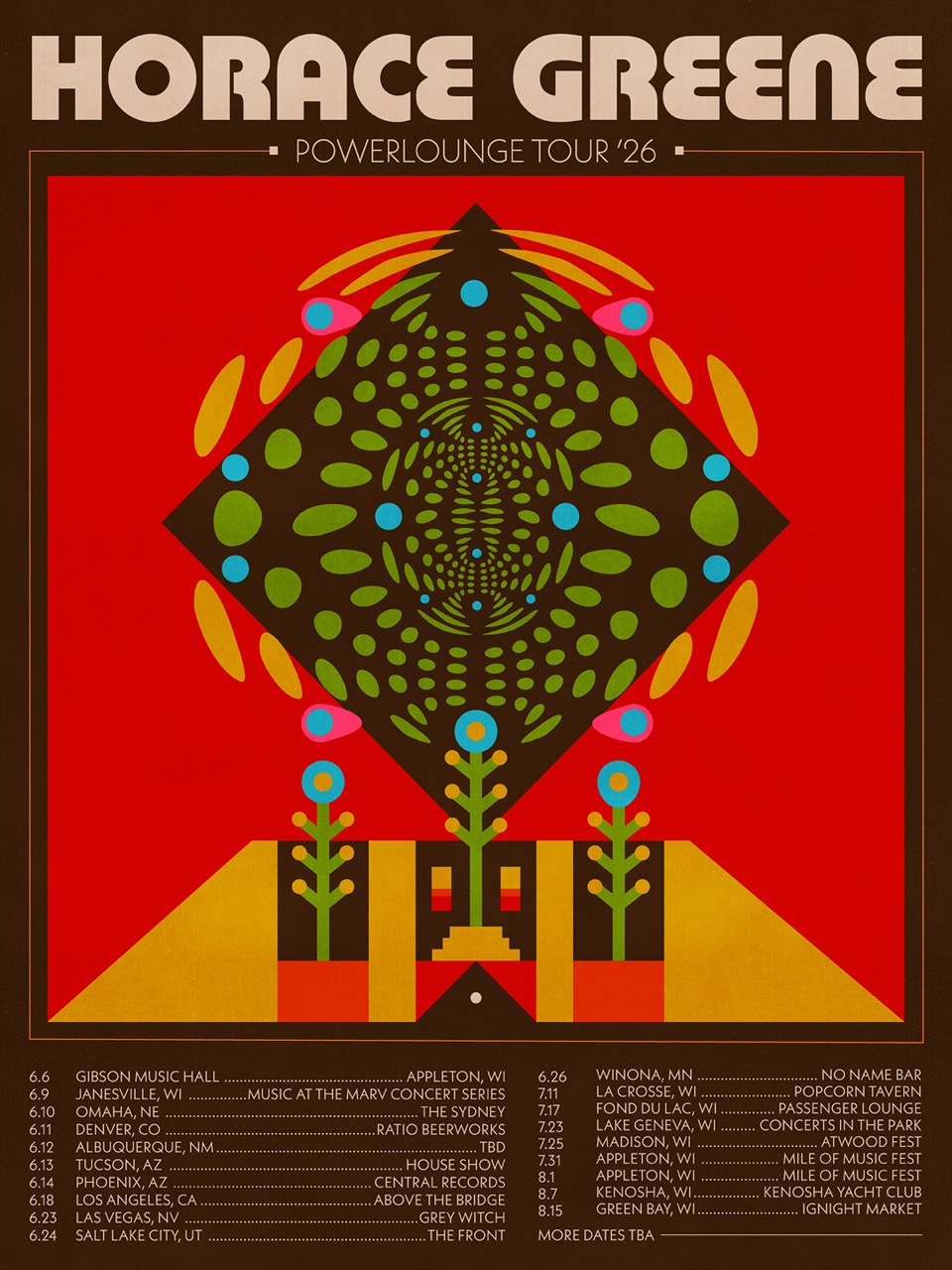 Powerlounge Summer Tour Poster